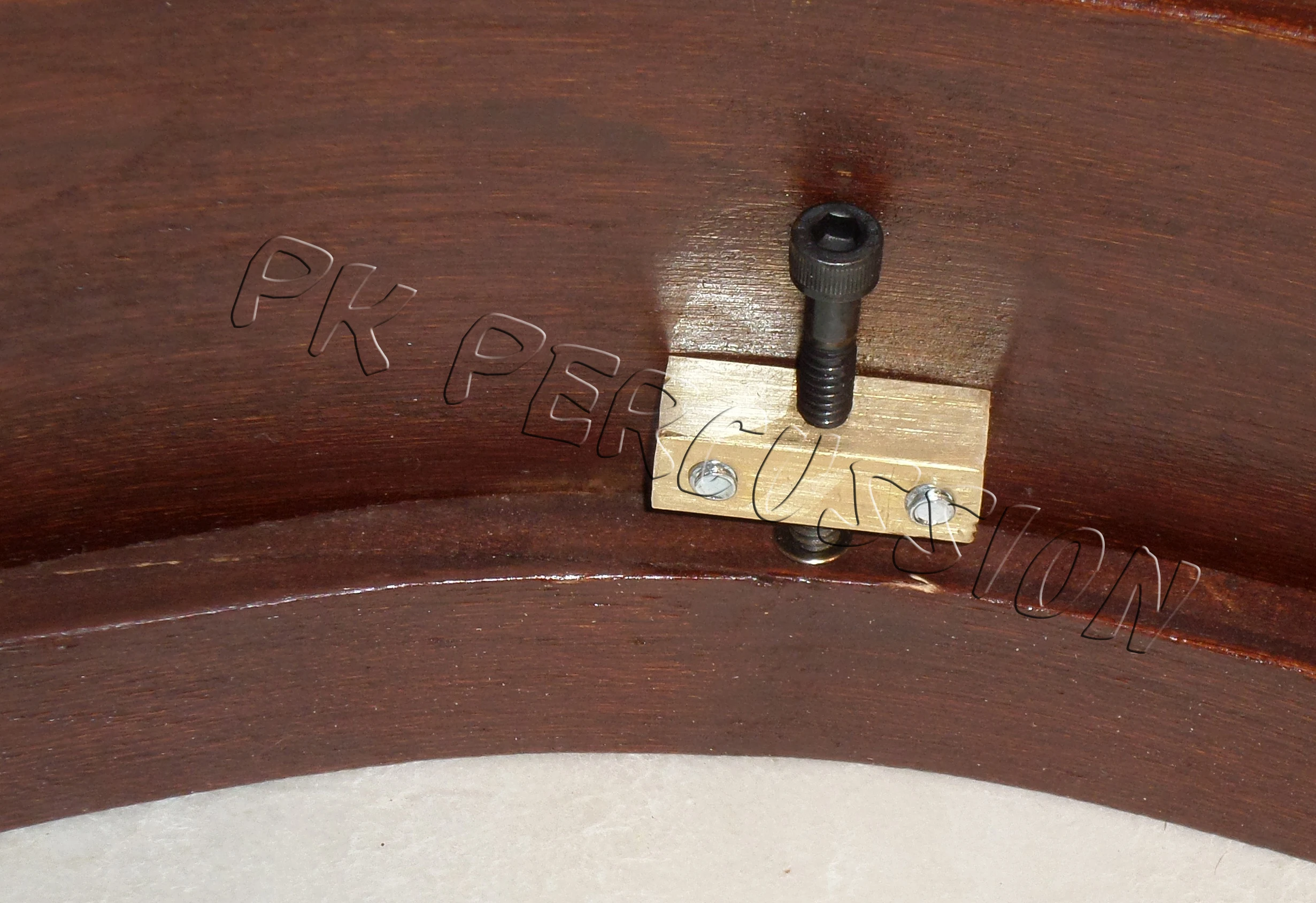 Барабан Bodhran 16 дюймов настраиваемый с отбеленной белой козьей кожей