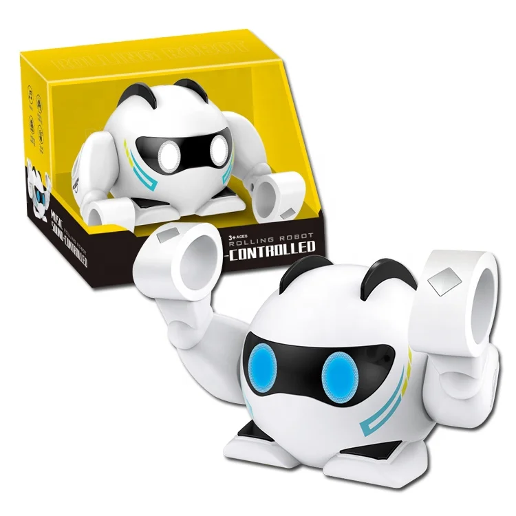 
For Kids Children Educational Smart Tumbling Electric Music Voice Control Robot Toy 