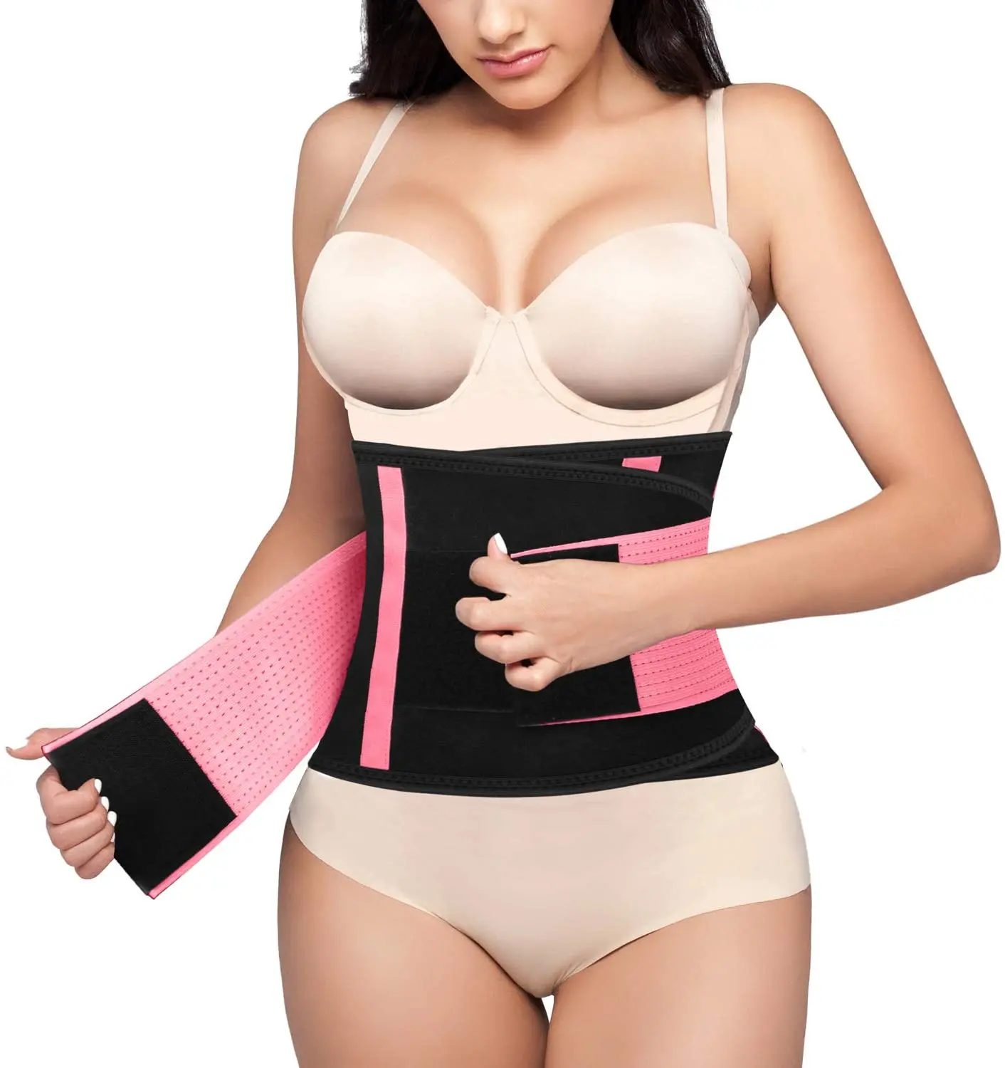 Comfortable Sticky Strip Women and Men Waist Trimmer Belt Waist Shaping Support Belt Slimming Shaping Waist Wrap Band
