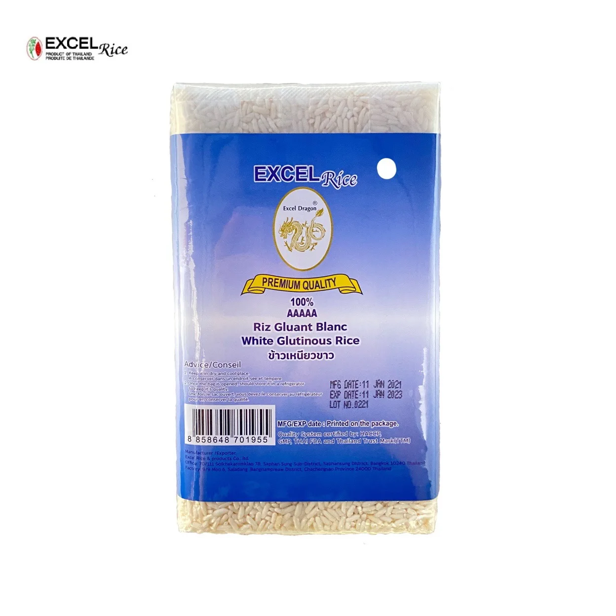 High Quality Thai White Glutinous Rice 10% Broken with Best Price from Thailand