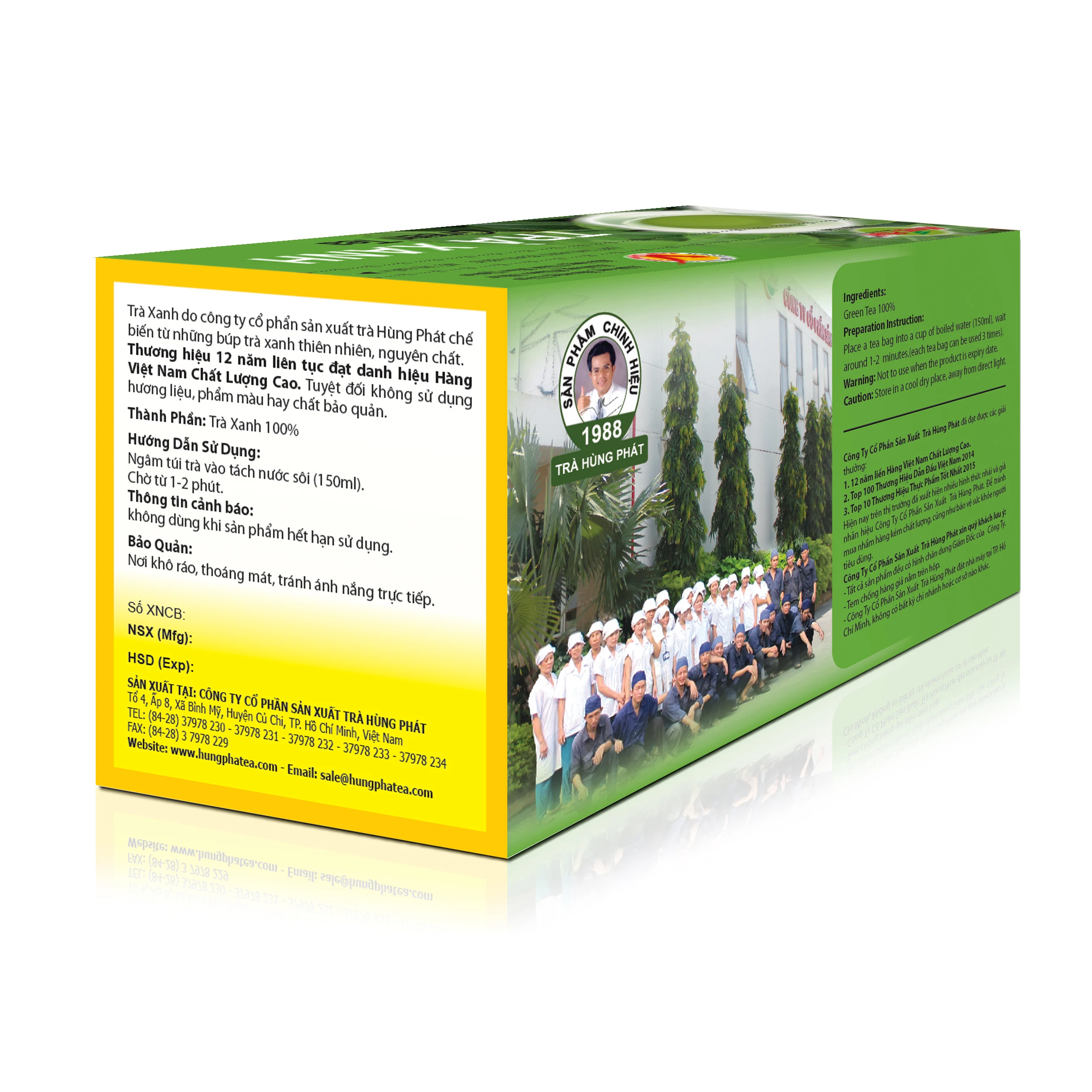 Green Tea 100% Natural Herbal Detox Body Herbal Approved HACCP  and ISO