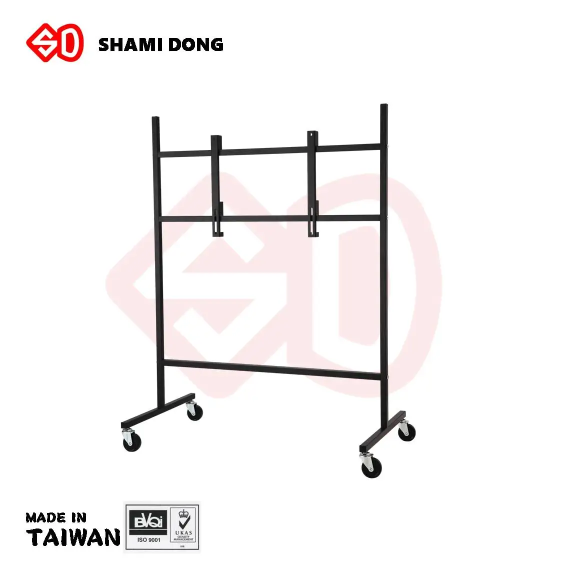 DST-105145MK MATT BLACK TV STAND DISPLAY STAND  TV TROLLEY TV CART