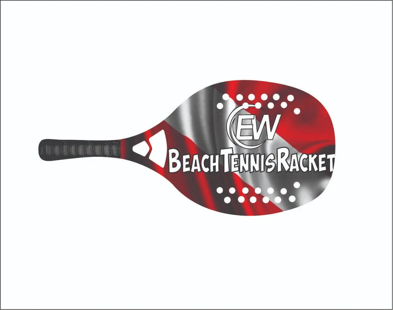 
Beach Tennis Rackets Custom Carbon glass Beach Paddle/Padel Racket with your logos and color combinations 