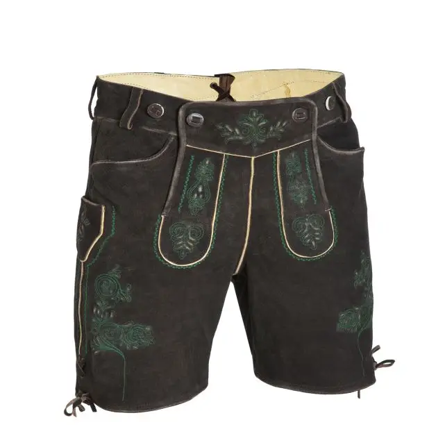 Bavarian Oktoberfest  Embroidered Lederhosen Style  Bavarian Shorts and pants(BS-006)