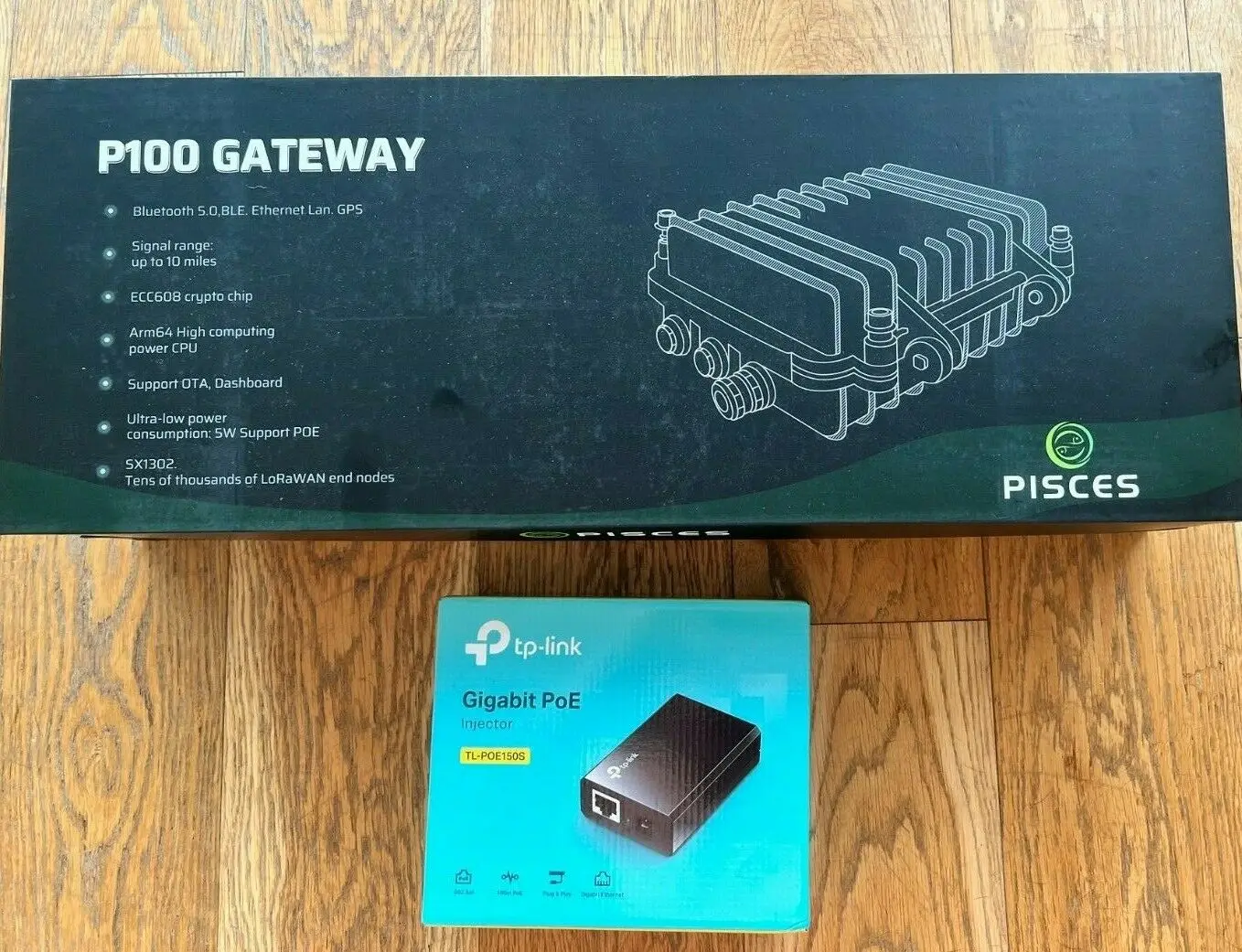 Factory Authentic Offer For Pisces P100 Gateway Helium HNT Miners LoRa Outdoor Instant Available 868 MHz