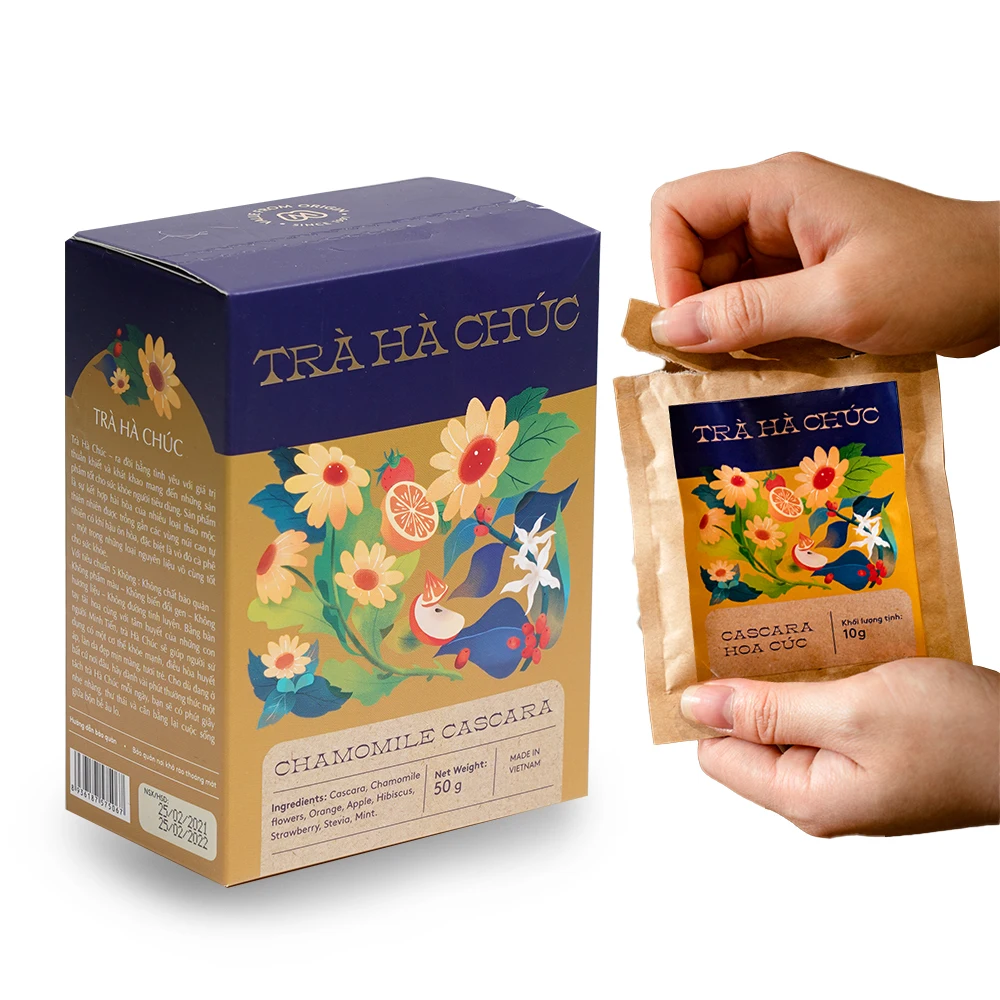 
Organic Blended Slimming Tea ISO Certification Ha Chuc Cascara Tea- Chamomile Cascara From Vietnam 