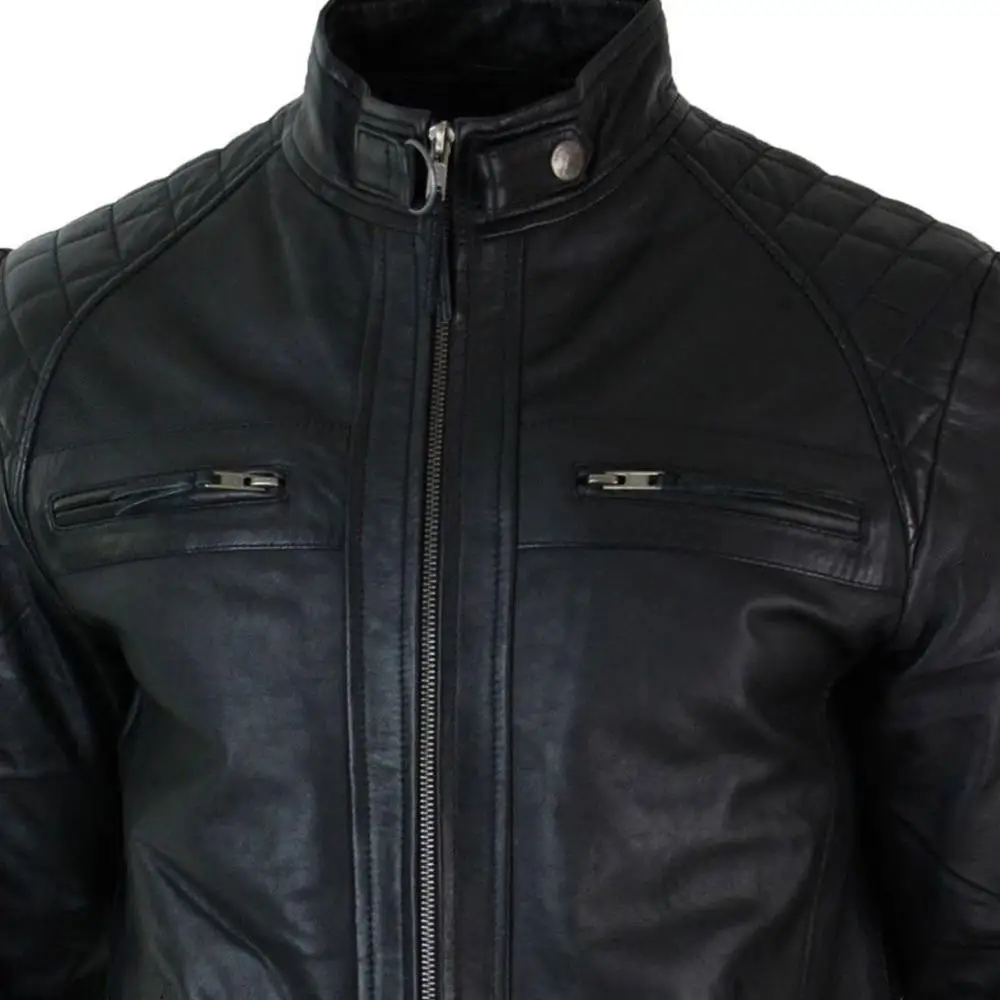 
Pakistan Genuine Leather Jackets/Top Quality Men Leather Jackets/Motorbike Leather Jacket 