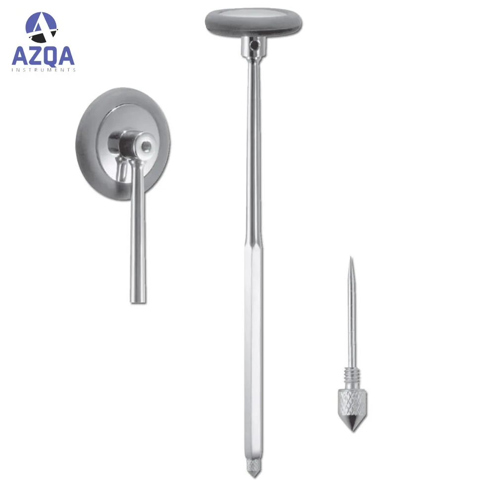 Медицинский перкуссионный молоток BABINSKY из нержавеющей стали ударный Диагностический Babinsky с голубой пластиковой ручкой