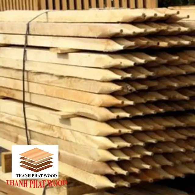 Vietnam Commercial Acacia Stakes Solid Hardwood Best Price for US UK Japan Korea Warehouse Applications