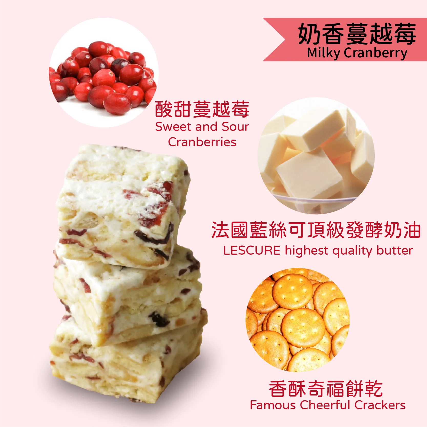  Milky Cranberry Marshmallow