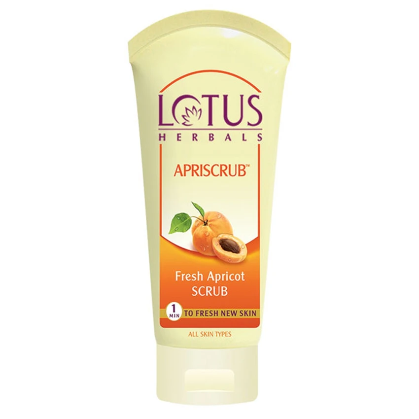 Lotus Herbals Apiscrub абрикосовый скраб-скраб для удаления омертвевших клеток скраб ухода за кожей поставщик из Индии.