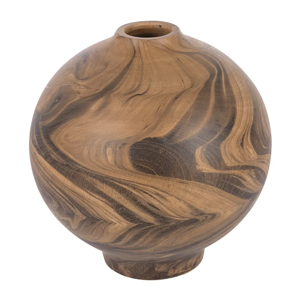 Top Selling Unique Quality Wedding Flower Floor Round Vases Wood For Home Decor Tabletop Customize Size Bulk
