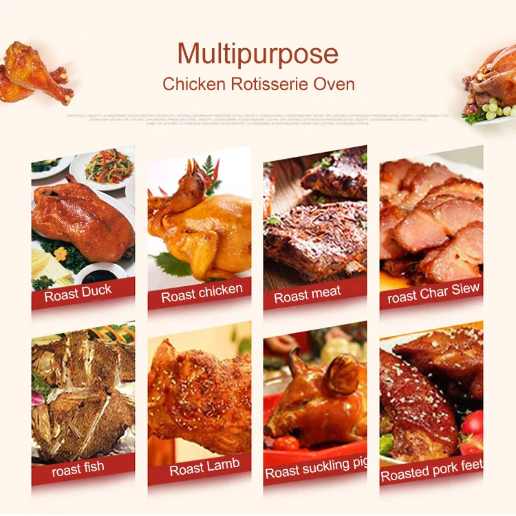 chicken roasting machine rotisserie
