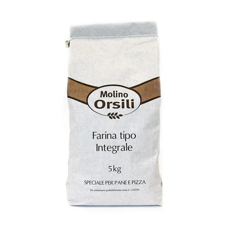Top Quality Flour Type whole wheat W 280 5 kilo Made in Italy Special for Bread and Pizza 9 Proteins