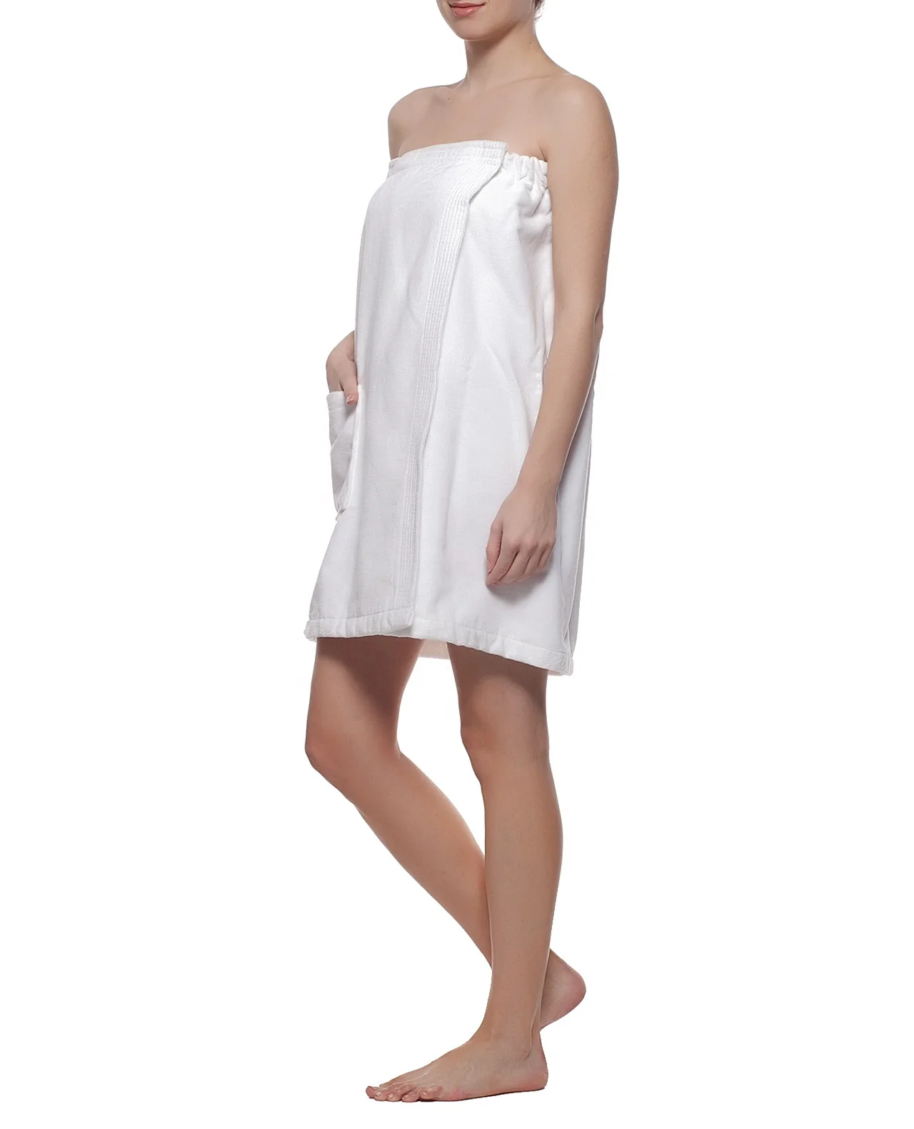 High Quality Terry Velour Fabric Sauna Skirts , Bath Skirts , Sauna Kilt