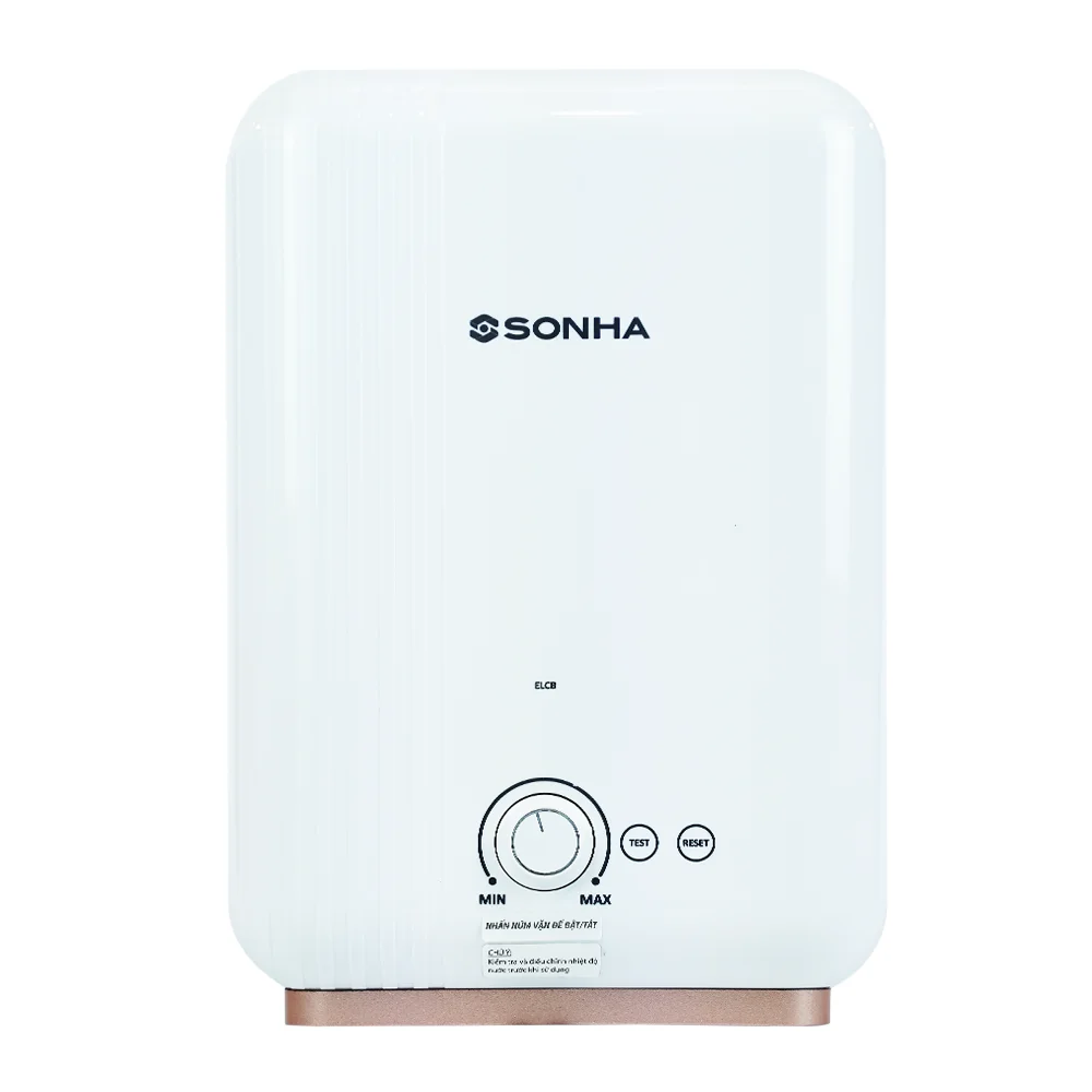 Tankless customized  3500W Single point Instant water heater tankless technology SONHA made in Vietnam