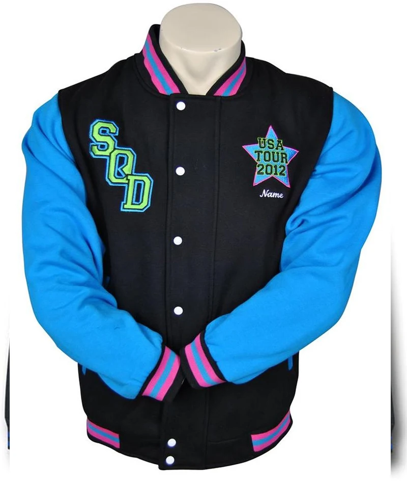 Бейсбольный колледж Letterman Varsity Satin Custom Outdoor Plus Size бейсбольный цветной блок лоскутный патч вышитый бомбер клей