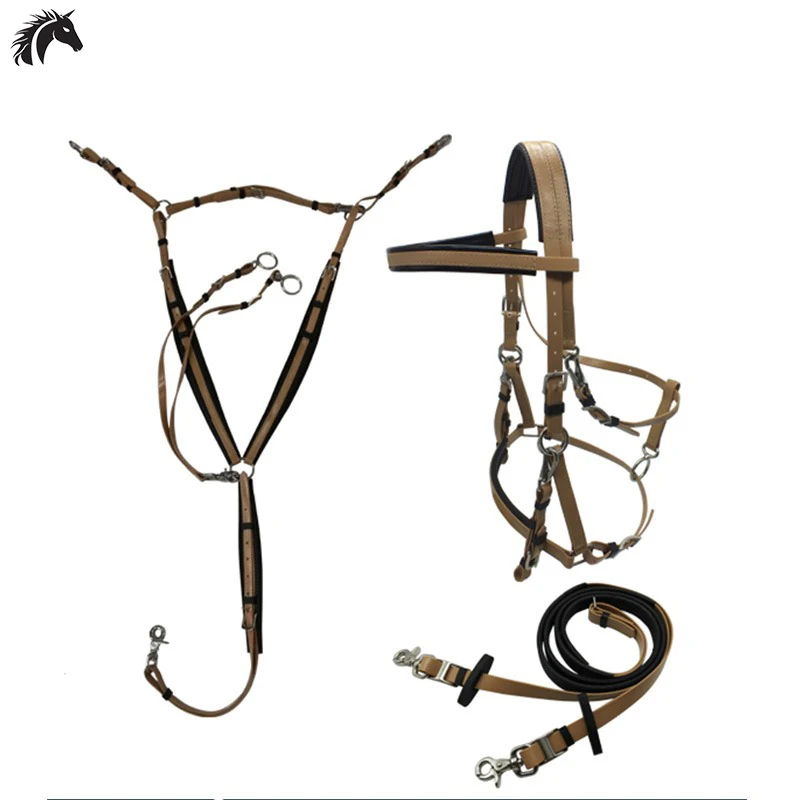 Full Set Endurance Bridle Halter, Endurance Saddle Horse Bridle Halter Rein And Martingale