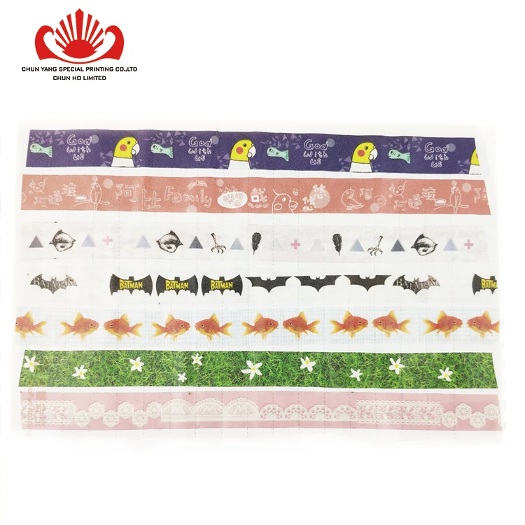 
Customized washi masking tape roll painting 
