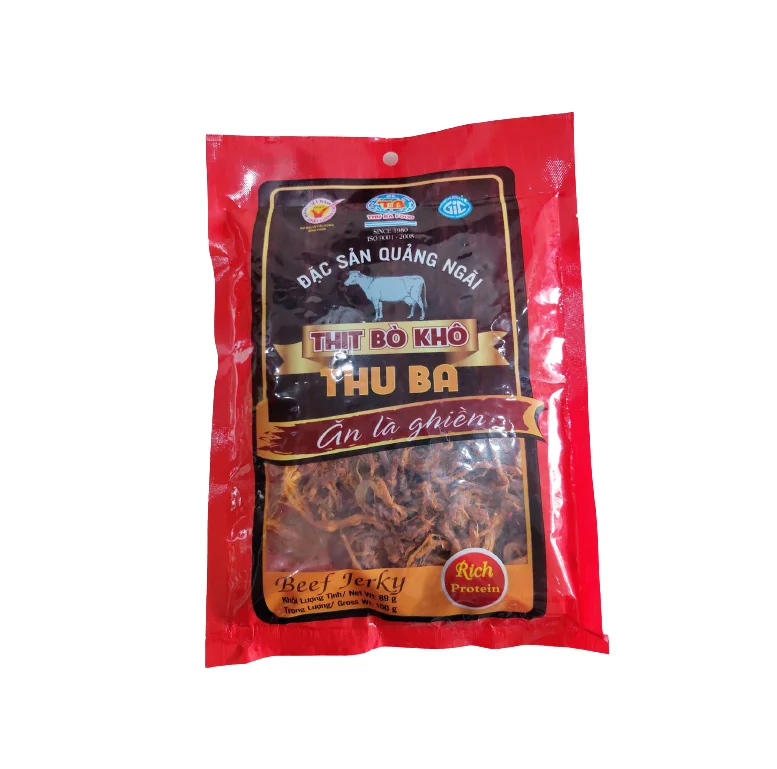 
Beef Meat Dried Beef Jerky 100g High Quality Beef Meat Made In Vietnam 