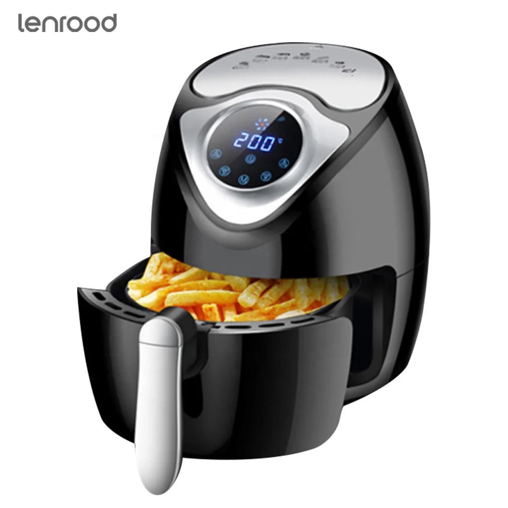 Lenrood Air Fryer LR-AF106 LCD Display 1300W Large Power freidora de aire 3.5L friteuse Nonstick electric Digital Deep Air Fryer