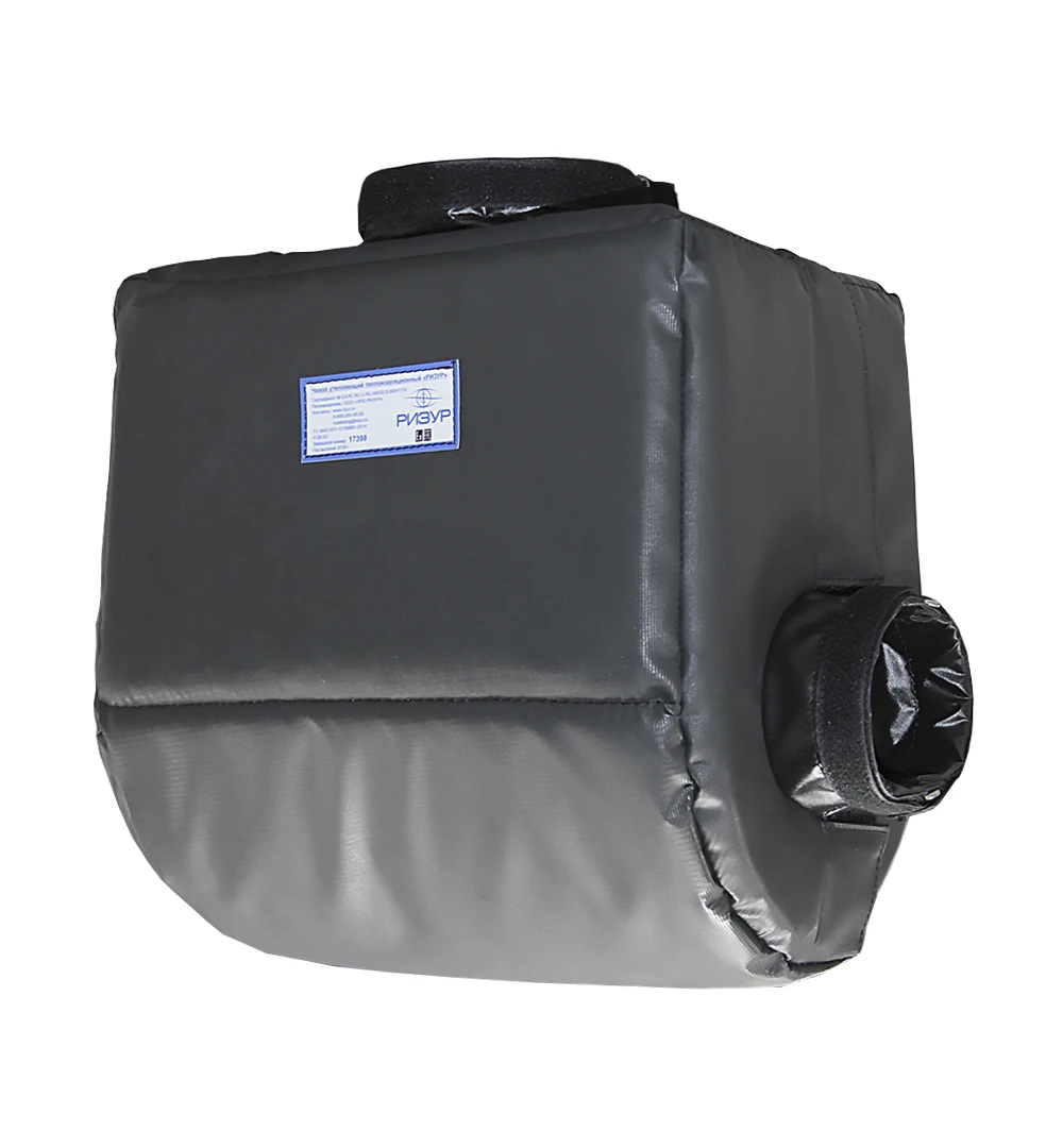 Industrial soft heat insulating casing for tube fittings, thermal insulation