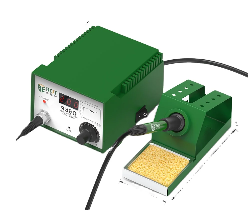 Customized  939D OEM ODM  75w estacao ferro de solda retrabalho SMD constant temperature soldering stations