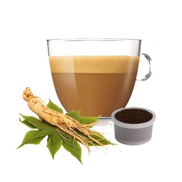 MINI BOX 30 ESPRESSO POINT /FAP COMPATIBLE CAPSULES. GINSENG COFFEE. Flavored Coffee. Duetto Italian Roasting