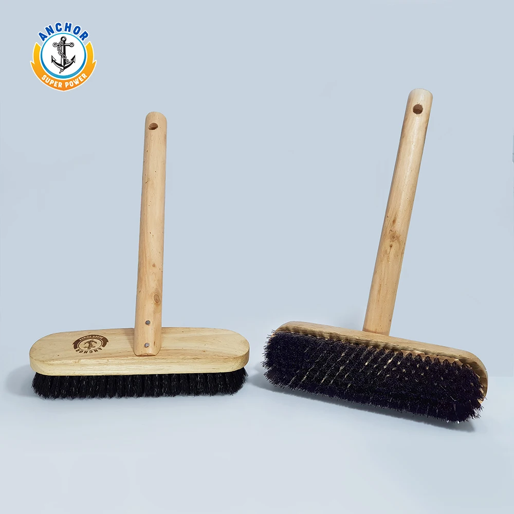  Оптовая продажа из Таиланда строительная щетка якорная цементная деревянная с длинной деревянной ручкой