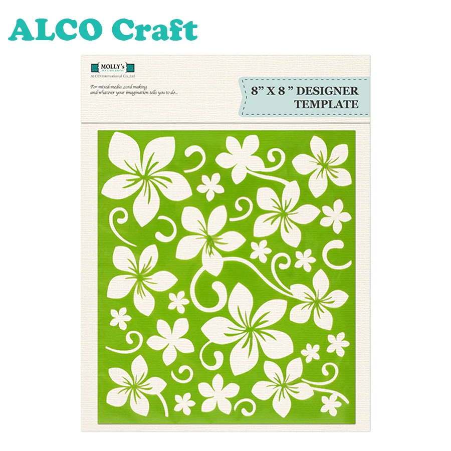 20x20cm high quality scrapbook stencil sheets