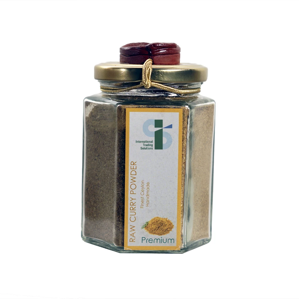 High Quality Wholesale 0.125 kg One Year Warranty Glass Jar Ceylon Raw Curry Powder Origin From Sri Lanka