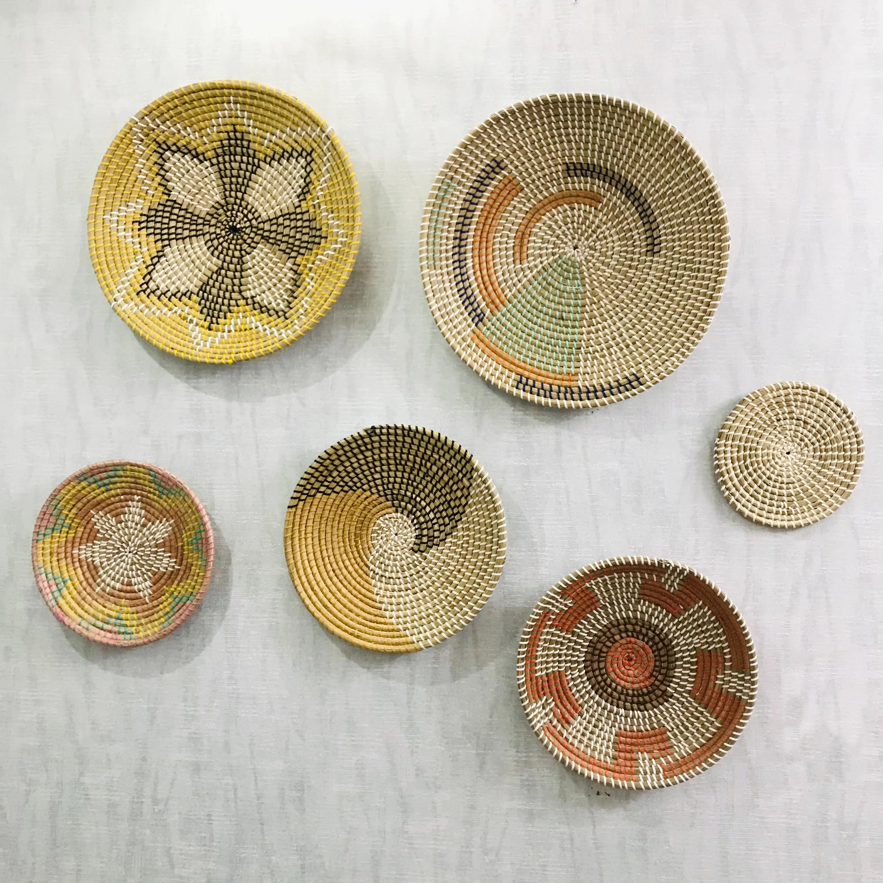 Best Seller  Decor Item Seagrass Wall trivet for decoration/Wall hanging basket made by Vietnamese Artistans