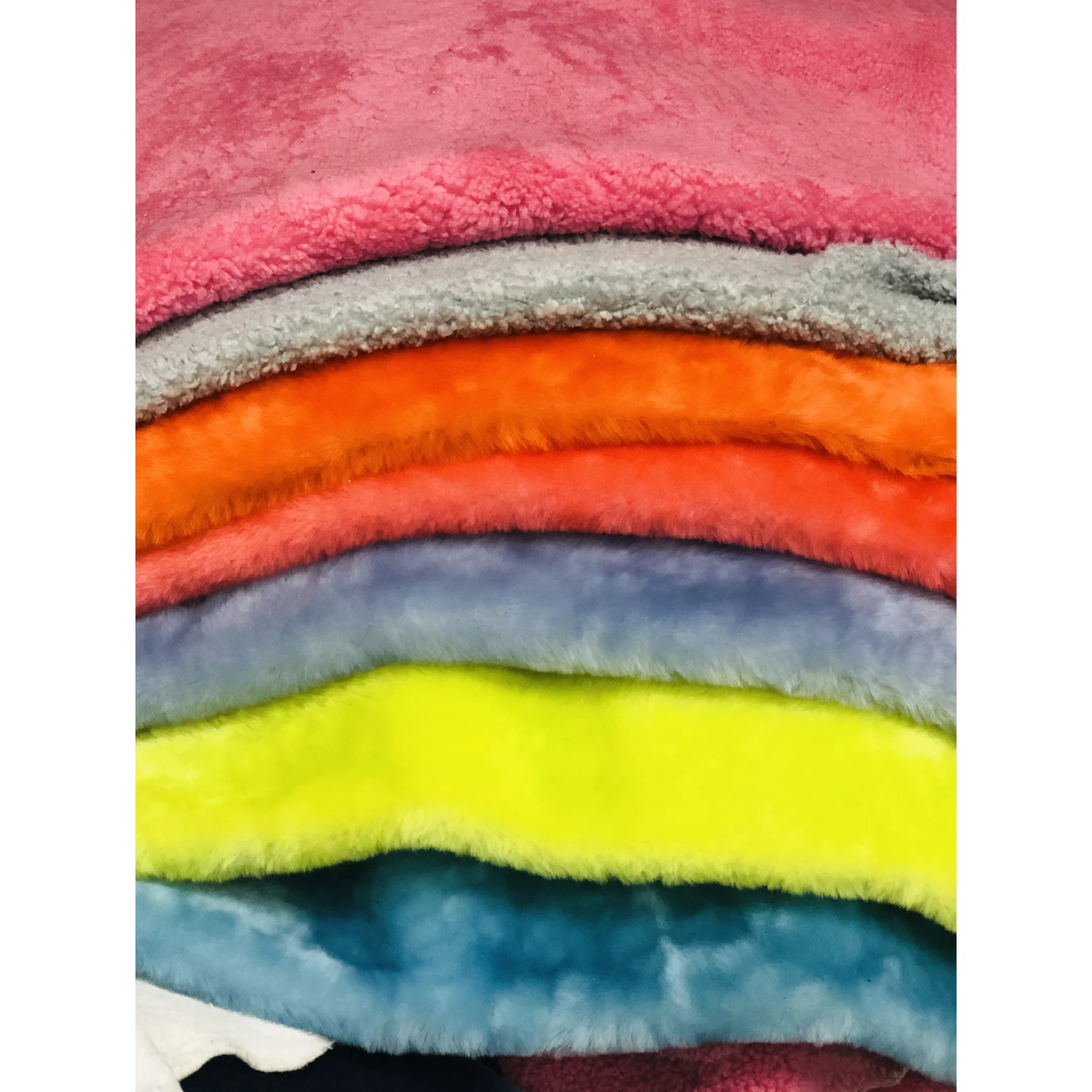 Semi-Finished Shoes Hair Shine Special Treatment h 0.9 - h 1.3 Refined Sheepskin For Sewing Shoes/Covers/Slippers