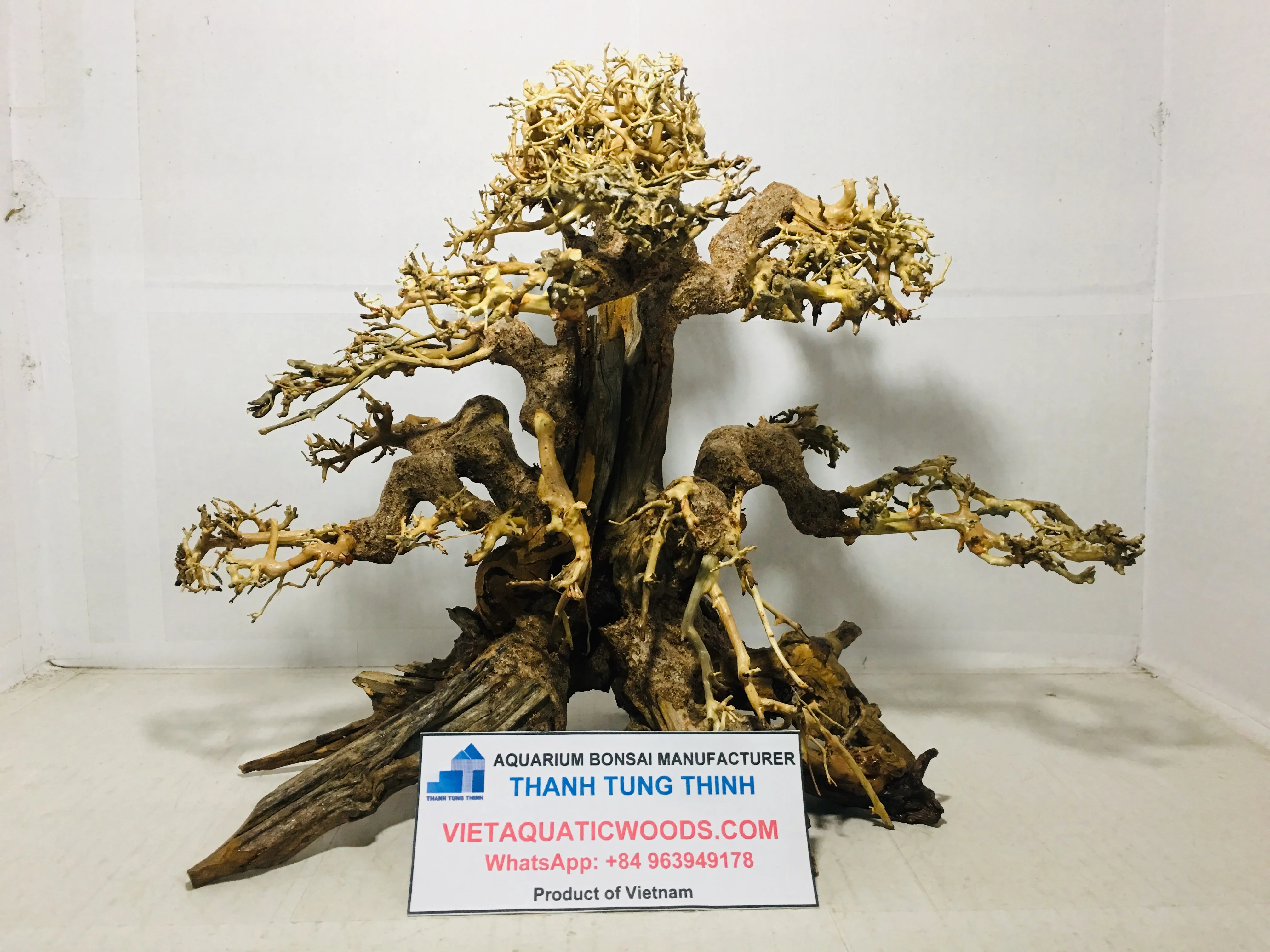New products Bonsai Driftwood Mangrove Root and Driftwood for Aquarium Decorations WhatsApp: +84 961005832