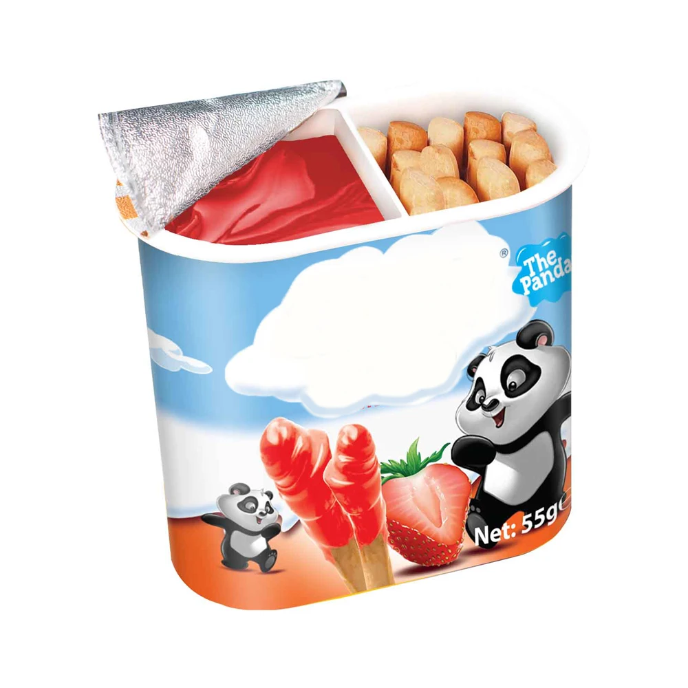 Шоколадный крем JIMMY с палочками (клубничный крем) 55 г