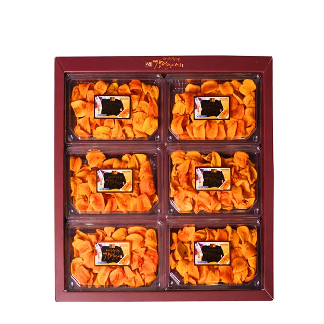 Hot sales sweet dried super fruit 100% Natural Sliced Sweet Persimmon 100g made in South korea