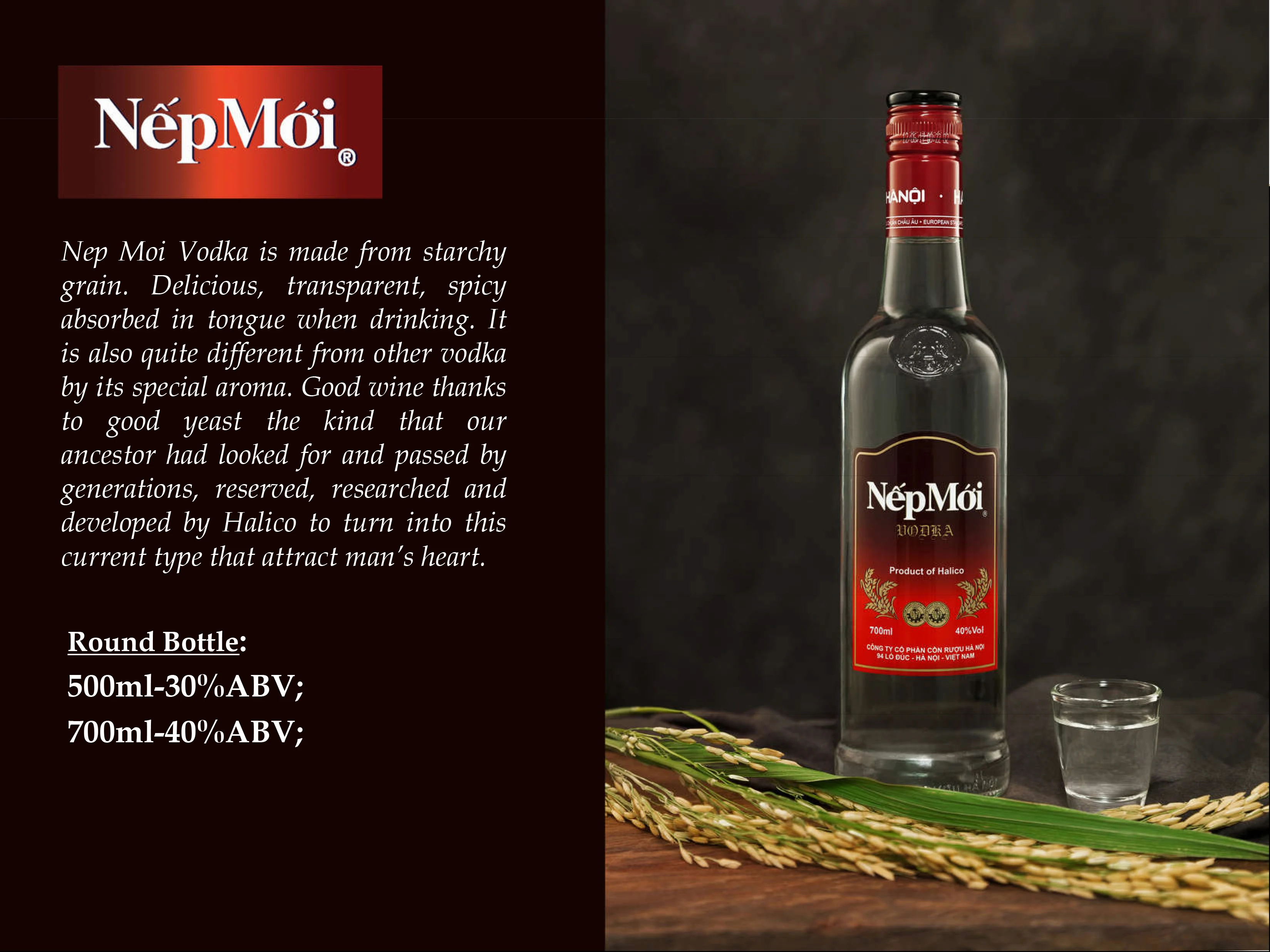  40% водка из Вьетнама с содержанием алкоголя Классическая оптом