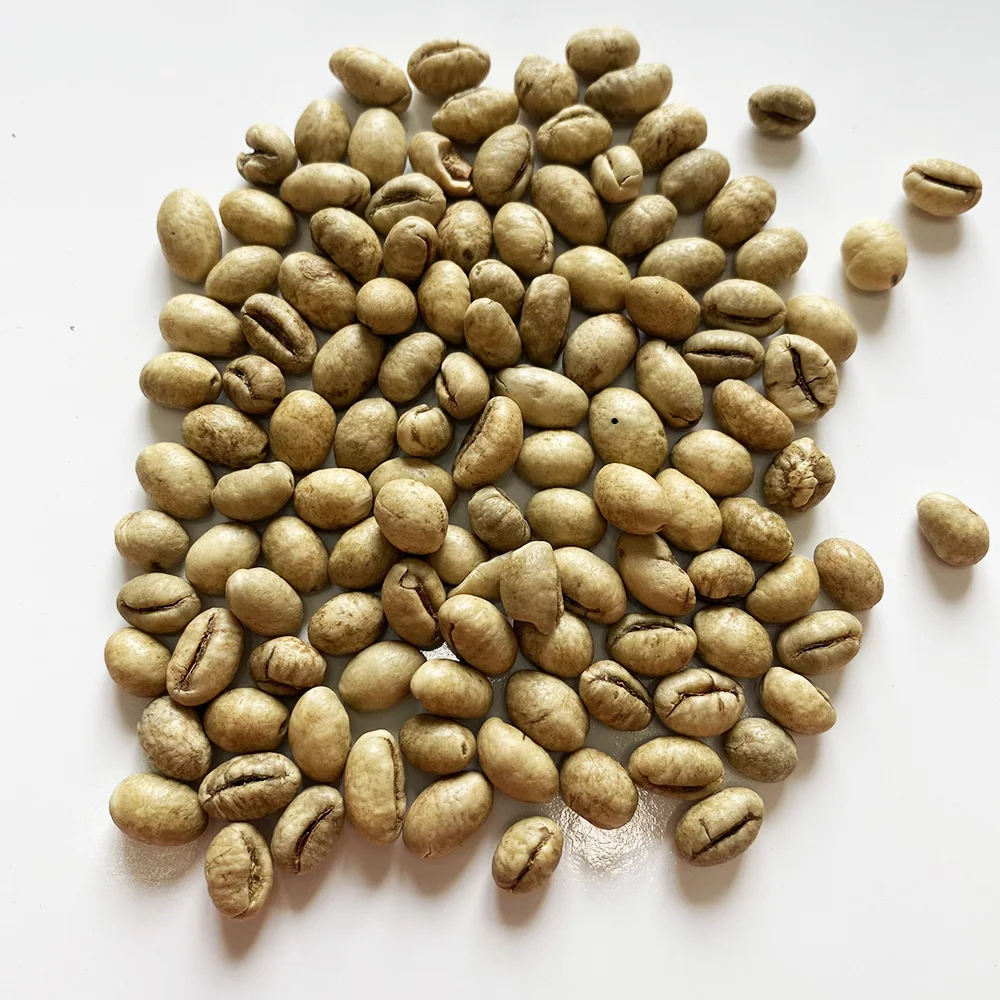 Вьетнамские необработанные кофейные зерна, зеленые кофе-зерна robusta, напитки, крупные кофейные зерна