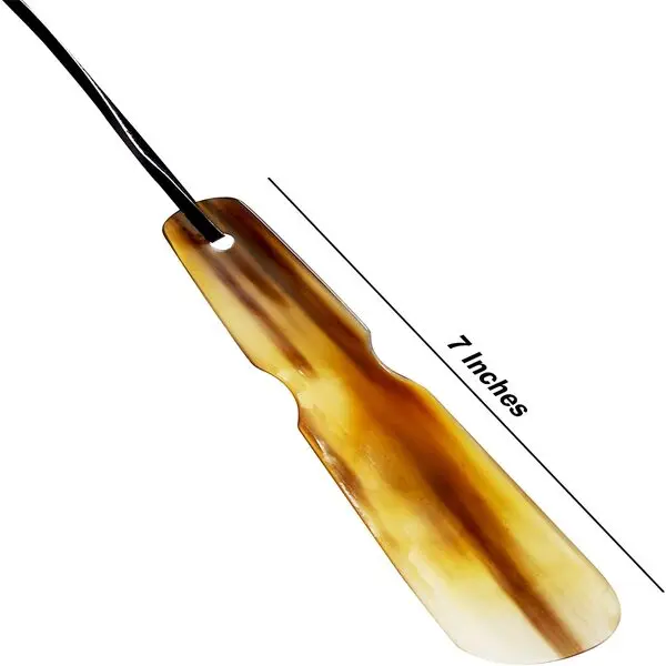 7 дюймов рожок для обуви из натуральной кожи с шнур