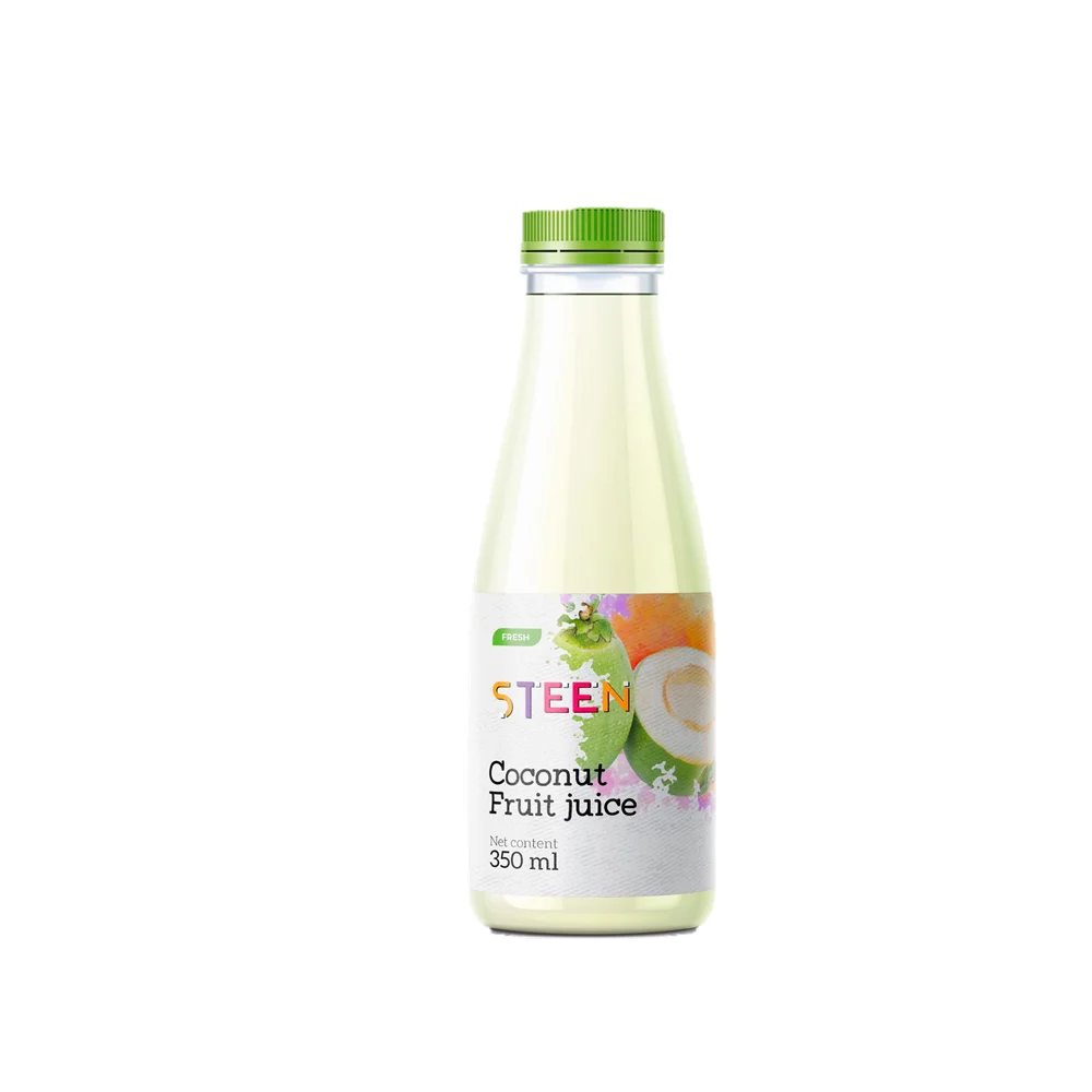 High Quality Beverage 330ml Bottle Coconut Fruit Juice Milk Drink wholesaler Steen Natural Soft drink