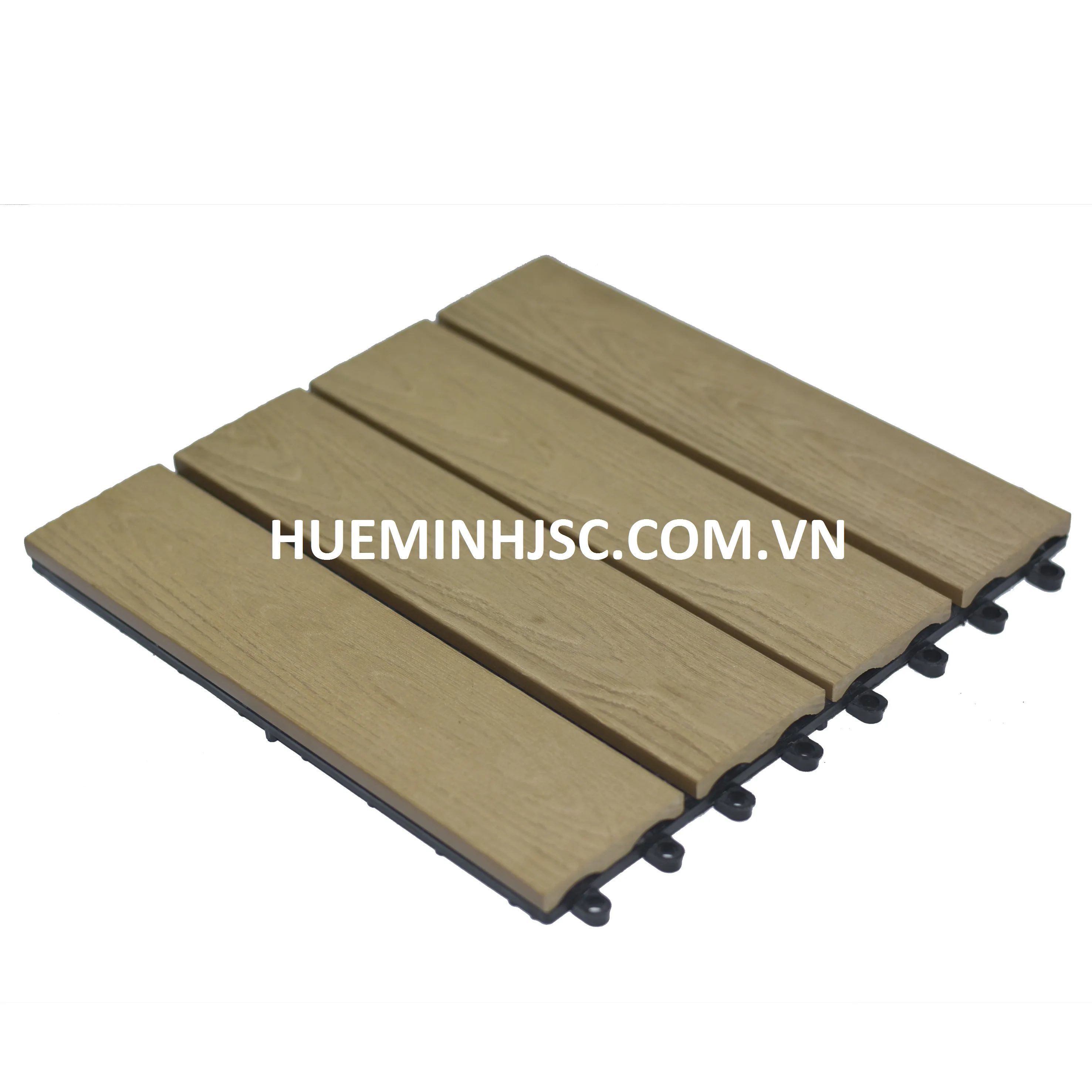 WPC Decking Tiles Eco friendly outdoor deck High quality wooden WPC Interlocking decking tiles made in Vietnam
