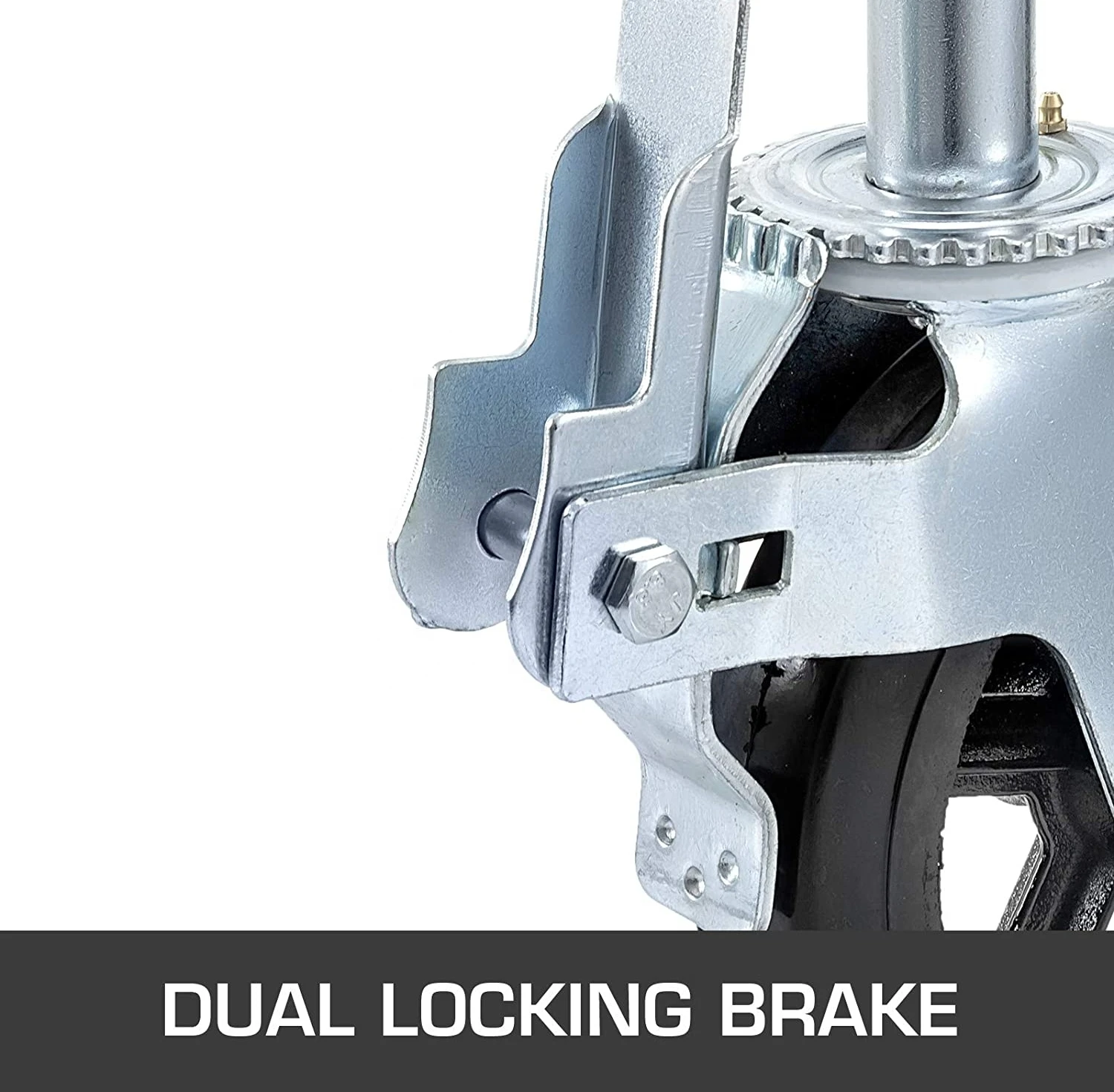 Heavy Duty Scaffolding Caster 8 x 2 Inch with Dual Locking Break Rubber Swivel Wheel 360 Degrees Rolling Tower from Vietnam
