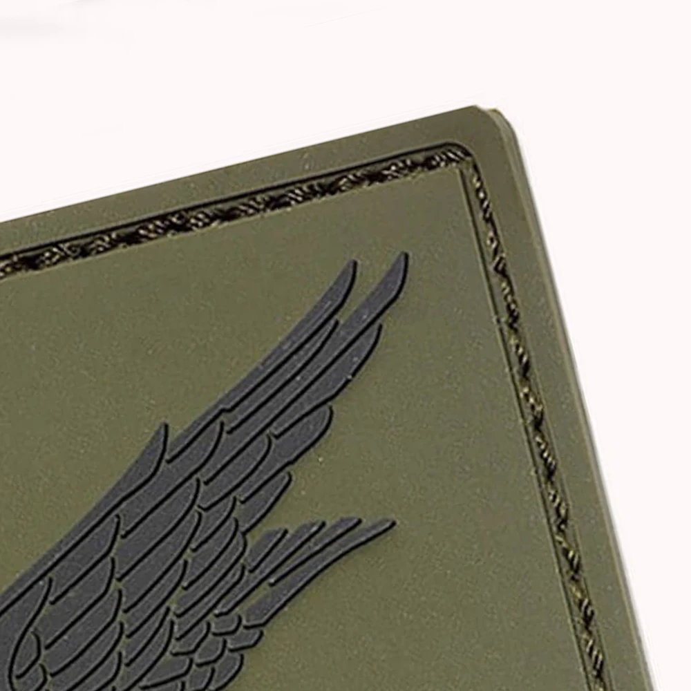 OEM factory custom made martial arts logo embroidery patches / Personalized Design Custom PVC rubber Badges