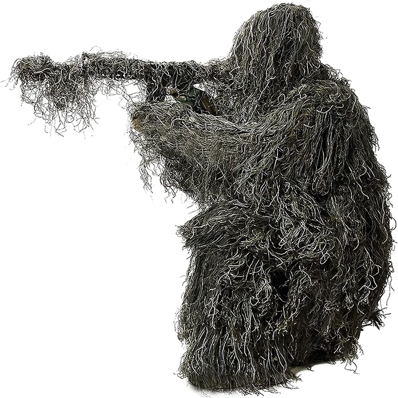 Костюм Gillie Ghillie, камуфляжные брюки с капюшоном