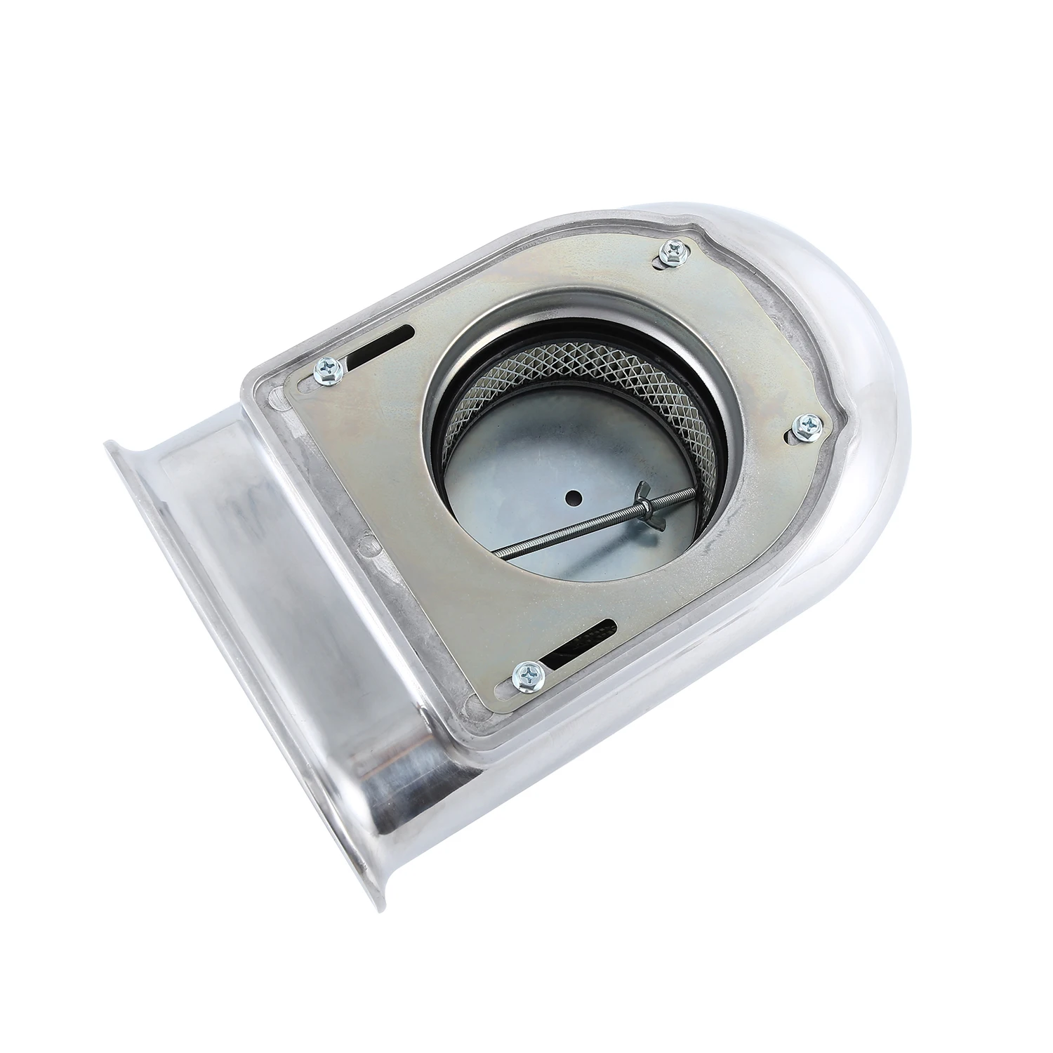 Smooth Hilborn Style Air Scoop Aluminum Polished for Single 4 BBL Carb Mounting Muscle Car Parts