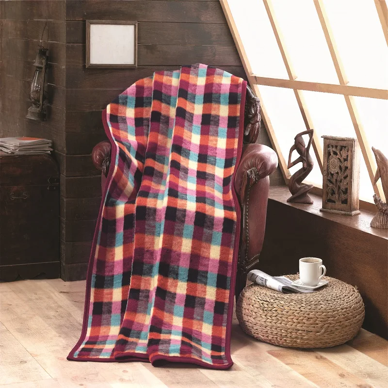 Jacquard Woven Blanket Acrylic For Hotel And Home