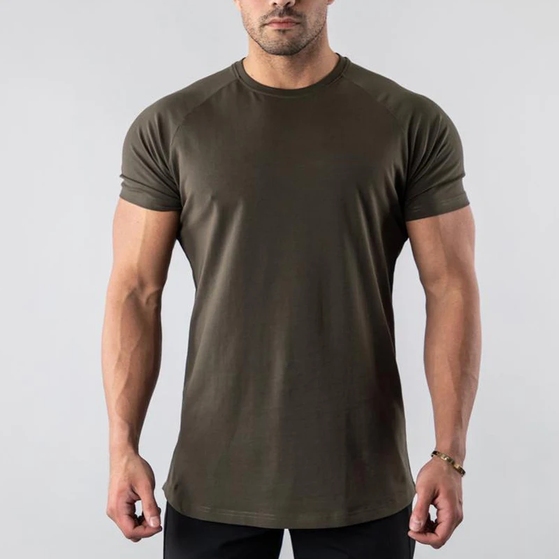 Wholesale Customized Logo Printing Breathable O-Neck Casual High Quality Men Sports T Shirt