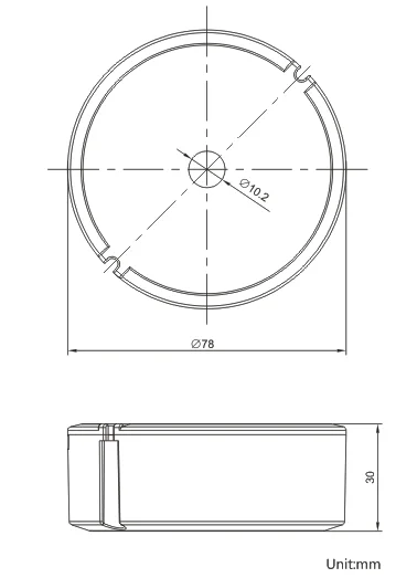 Circular Circular Dimmable LED Driver 7W to 25W Leading Edge