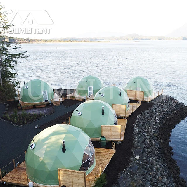 3m-60m diameter luxury glamping geodesic dome tent for camping