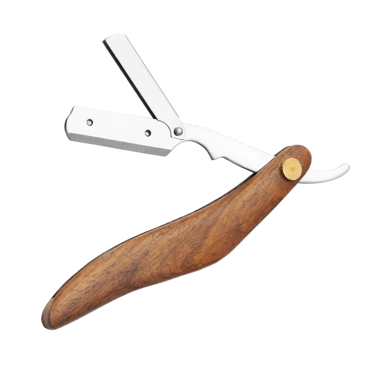  Очень популярный товар прямая Парикмахерская бритва с деревянной ручкой из нержавеющей стали для стрижки горла